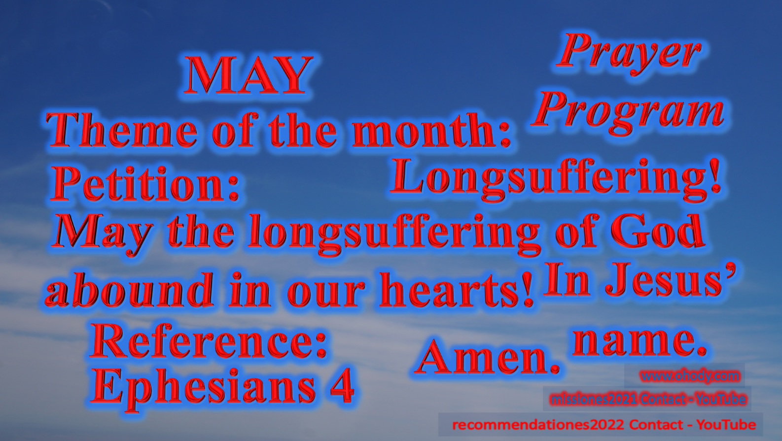 Sample Prayer Program image