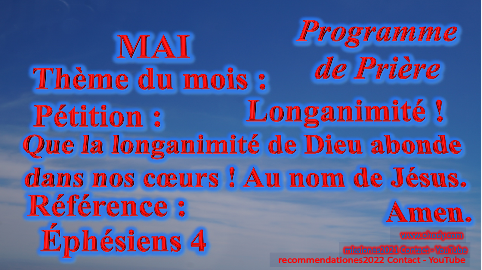 Sample Prayer Program image